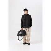 Unisex Jacket Vintage Sports Jacket for Men and Women Same Style Shell Jacket Loose Hooded Coat
